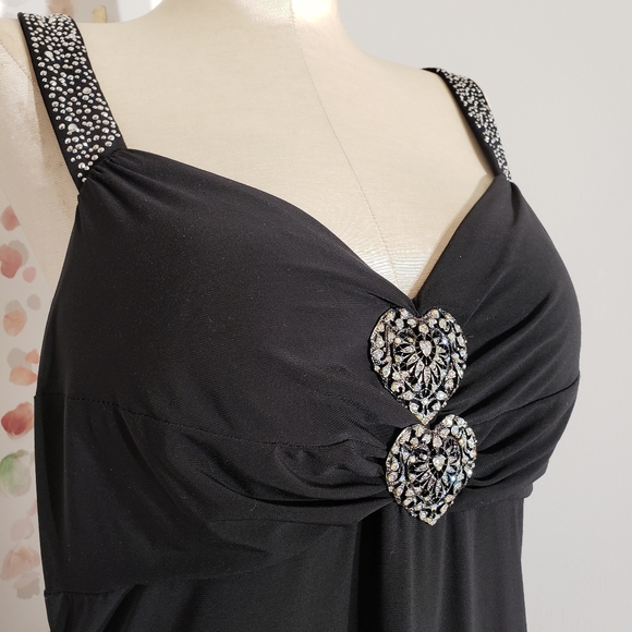 Jump apparel black sequin prom dress size XS - Picture 5 of 8